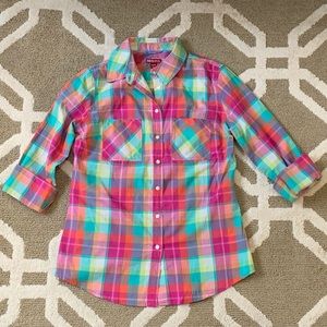 Beautiful Plaid Blouse
